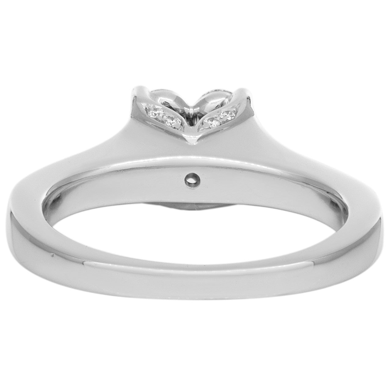 Exclusive Platinum 0.60 Carat Diamond Ring — 4 — Back View