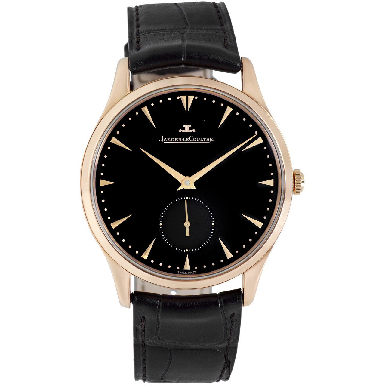 Exclusive Jaeger-LeCoultre 18K Rose Gold Master Grande Ultra Thin Q1352470 — Front View