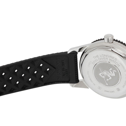 Exclusive Longines Stainless Steel Heritage Skin Diver L2.822.4.56.9 — Top View