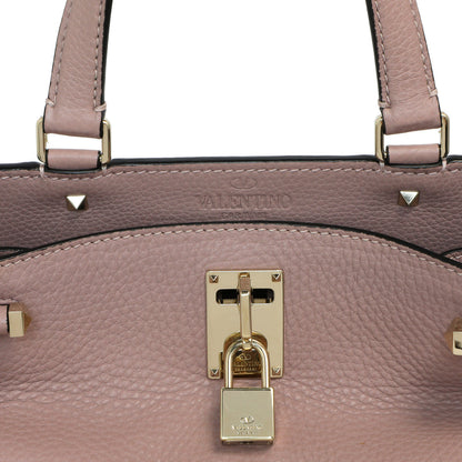 Exclusive Valentino Mauve Pebbled Calfskin Medium Joylock Satchel — Alternate View 16