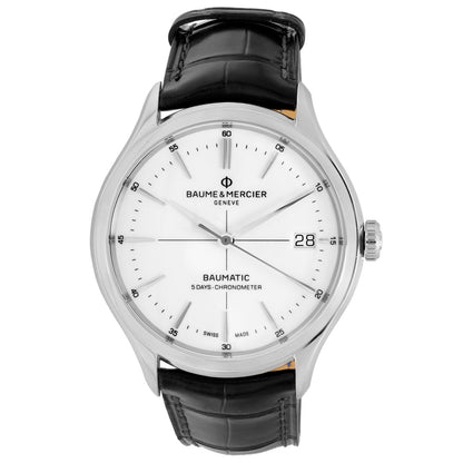 Exclusive Baume & Mercier Clifton Baumatic M0A10436 — Front View