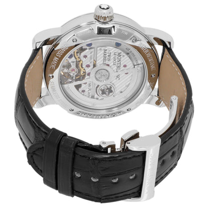 Exclusive Montblanc Stainless Steel  Nicolas Rieussec Chronograph 106595 — Detail View