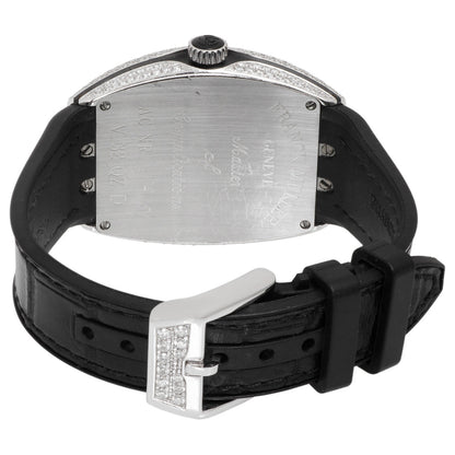 Exclusive Franck Muller Stainless Steel & Diamond Vanguard Quartz Watch V32 QZ D — Lifestyle View