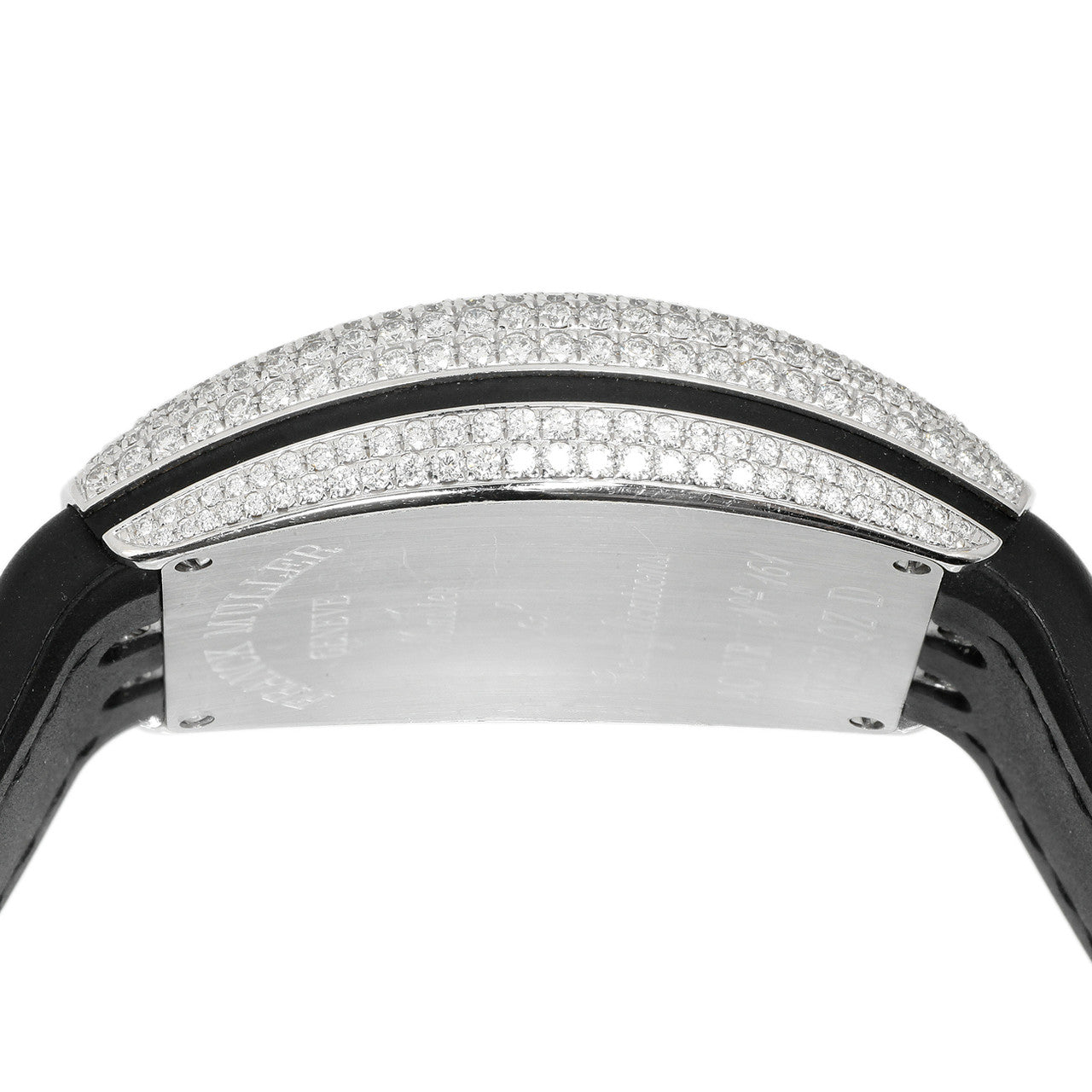 Exclusive Franck Muller Stainless Steel & Diamond Vanguard Quartz Watch V32 QZ D — Detail View