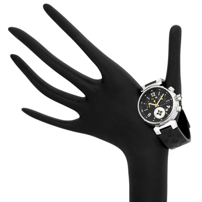 Exclusive Louis Vuitton Tambour Lovely Cup Quartz Chronograph Q132G — Side View