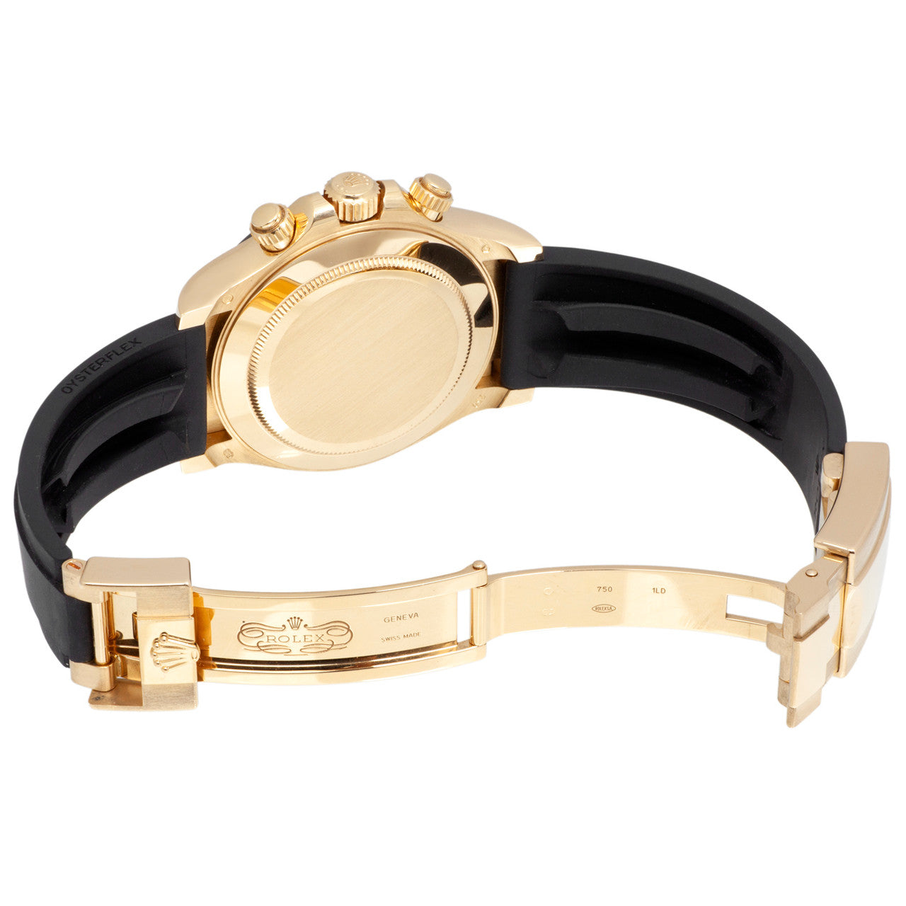 Exclusive Rolex 18K Yellow Gold Cosmograph Daytona 116518LN — Back View