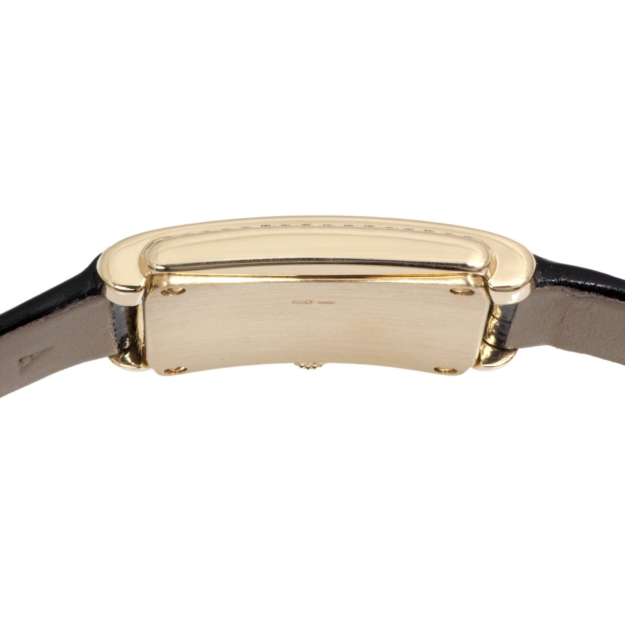 Exclusive Patek Philippe 18K Yellow Gold & Diamond Gondolo Quartz Watch 4825J — Side View