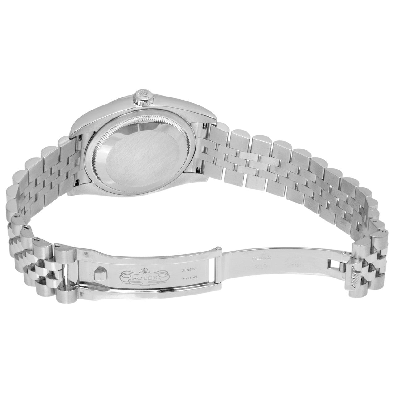 Exclusive Rolex Stainless Steel Diamond Dial 36mm Datejust 116234 — Back View