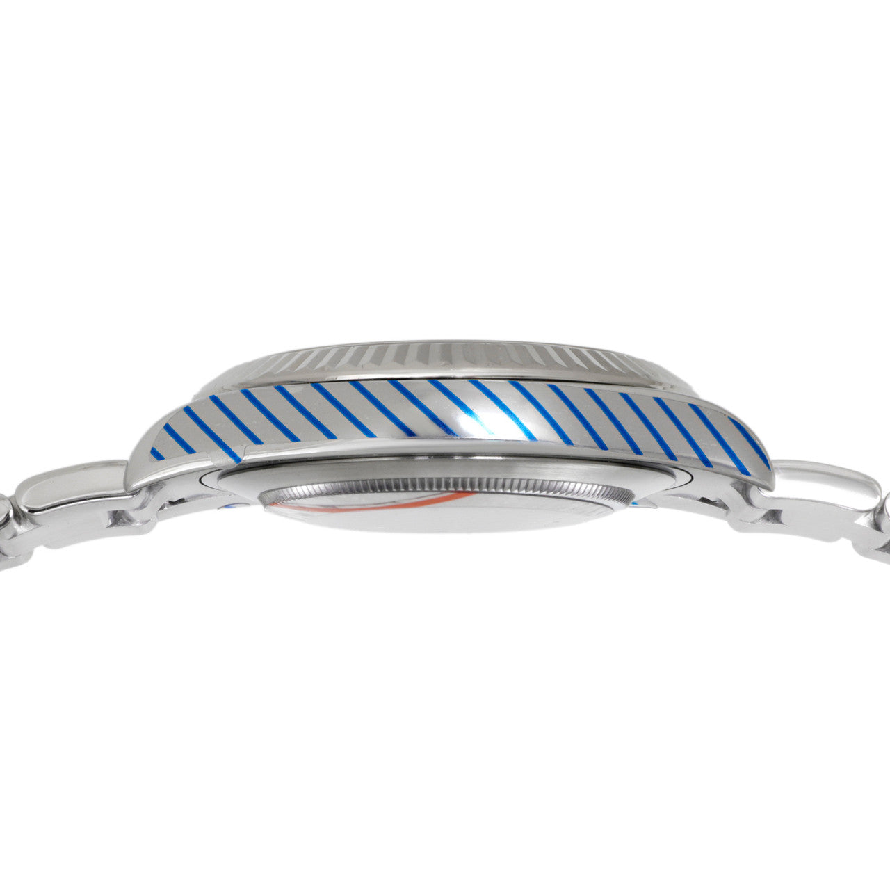 Exclusive Rolex Stainless Steel 18K White Gold Datejust  II 116334 — Back View
