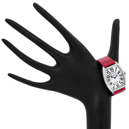 Exclusive Franck Muller Stainless Steel Cintree Curvex Quartz Watch 7502 QZ — Detail View