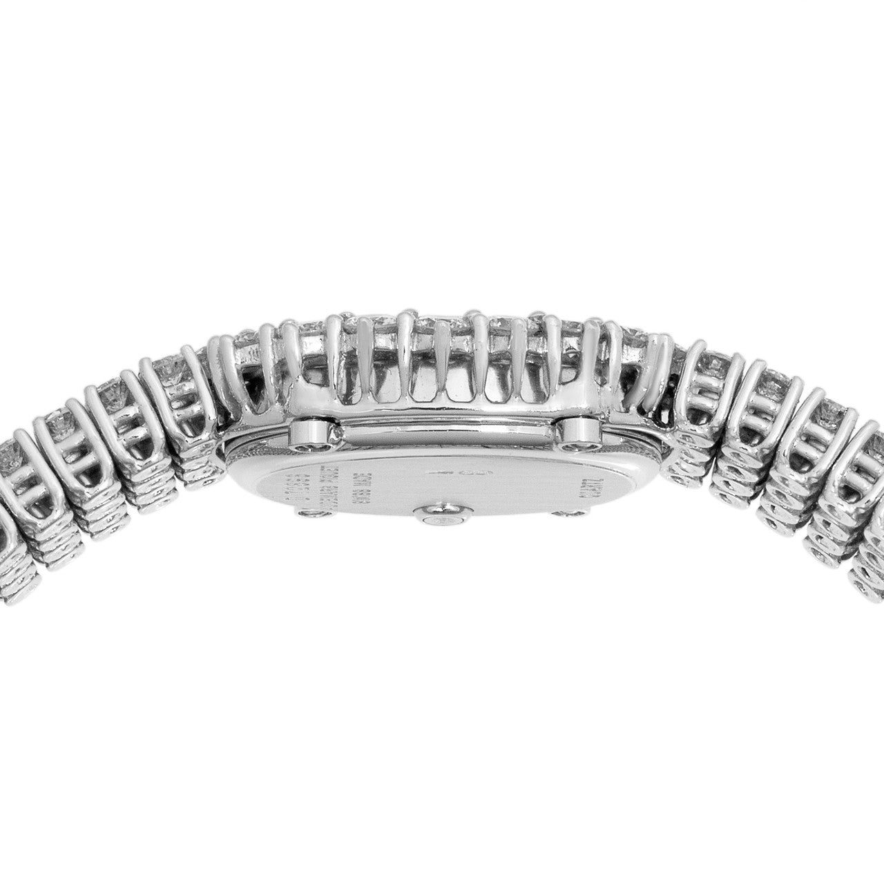 Exclusive Audemars Piguet 18K White Gold Diamond Vintage Ladies Watch — Back View