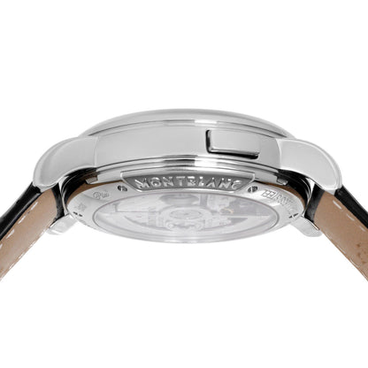 Exclusive Montblanc Stainless Steel  Nicolas Rieussec Chronograph 106595 — Side View
