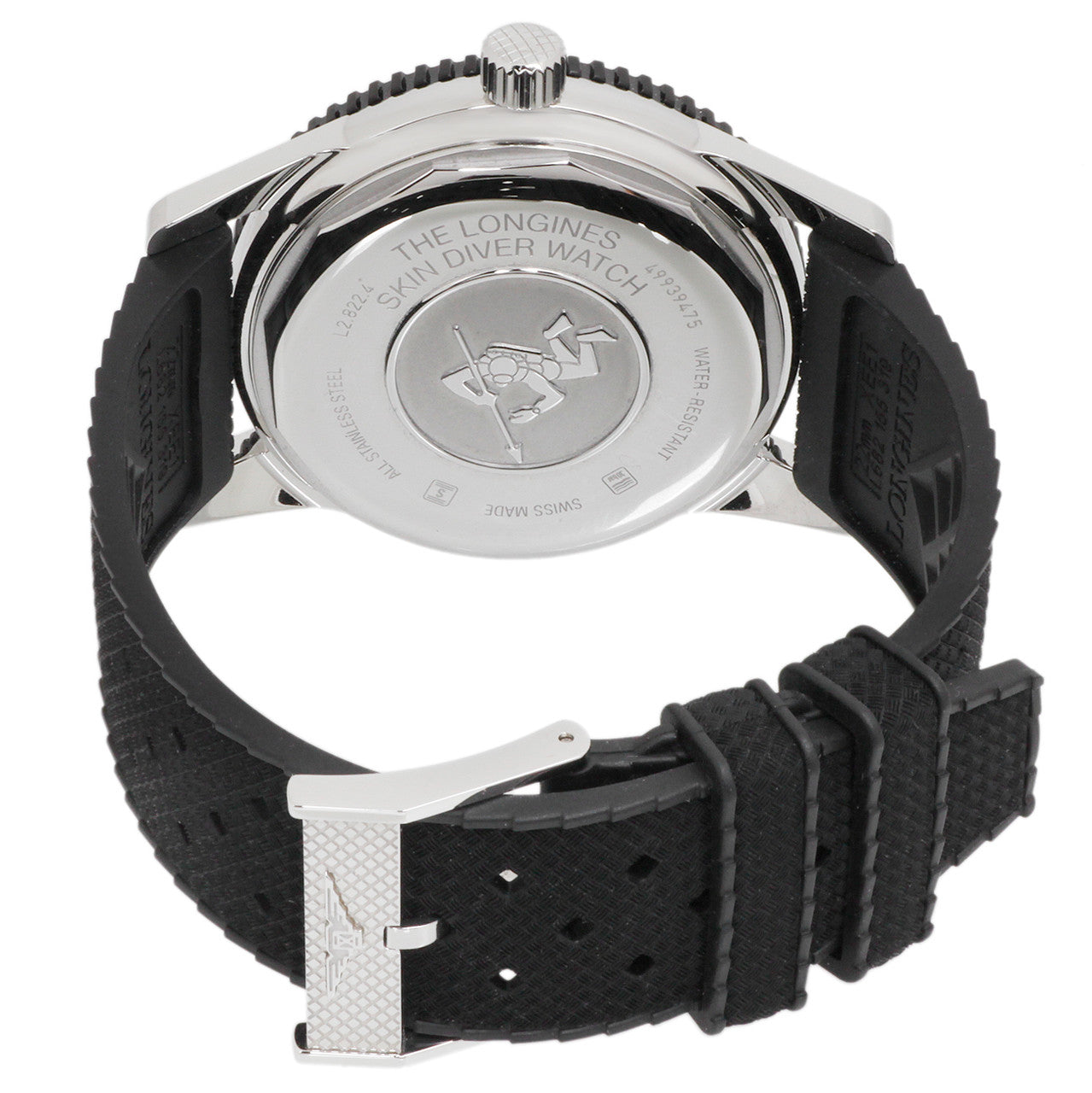 Exclusive Longines Stainless Steel Heritage Skin Diver L2.822.4.56.9 — Alternate View 7