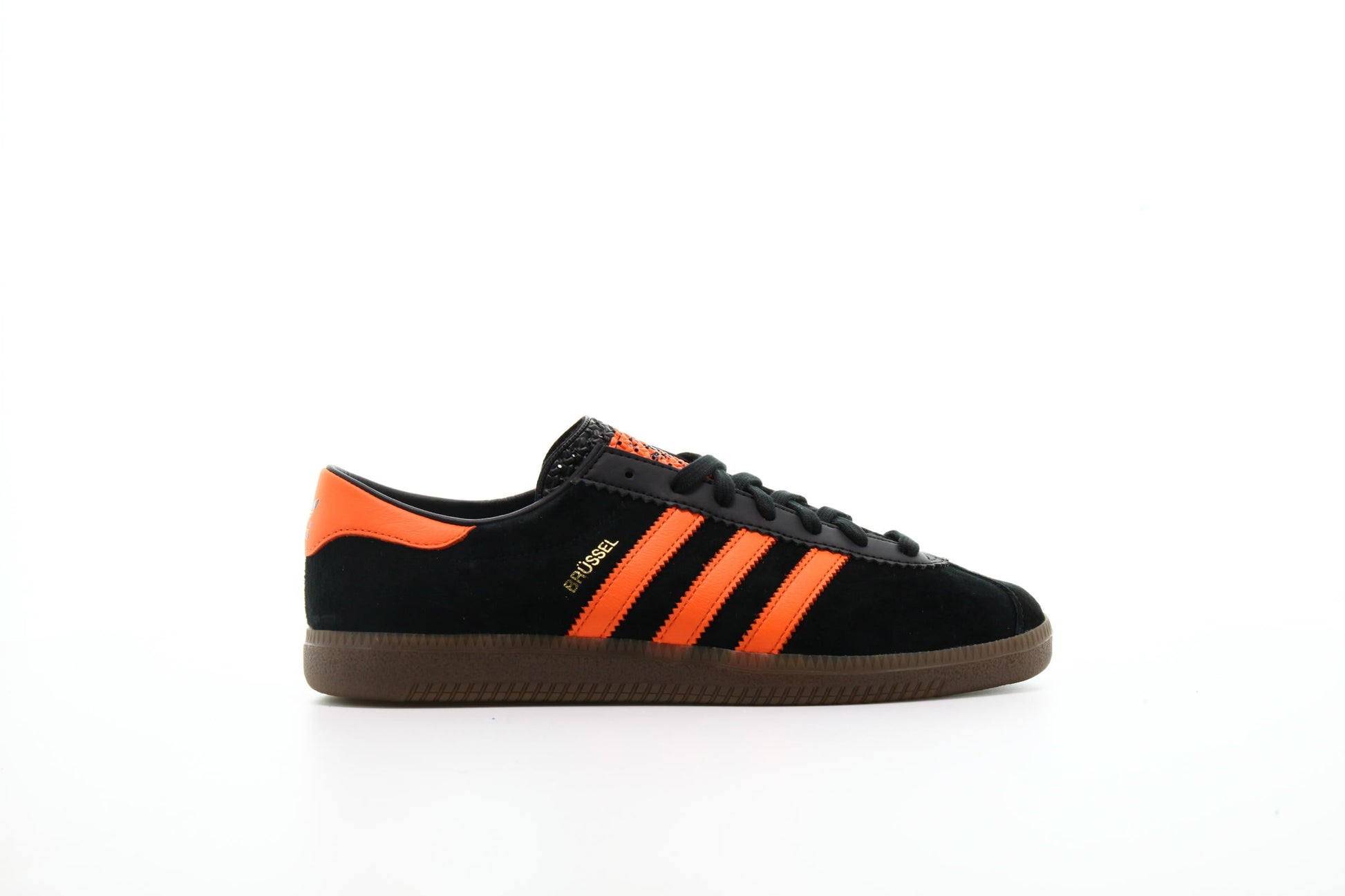 Exclusive adidas Originals Brussels "Core Black" — 3.5 — Front View