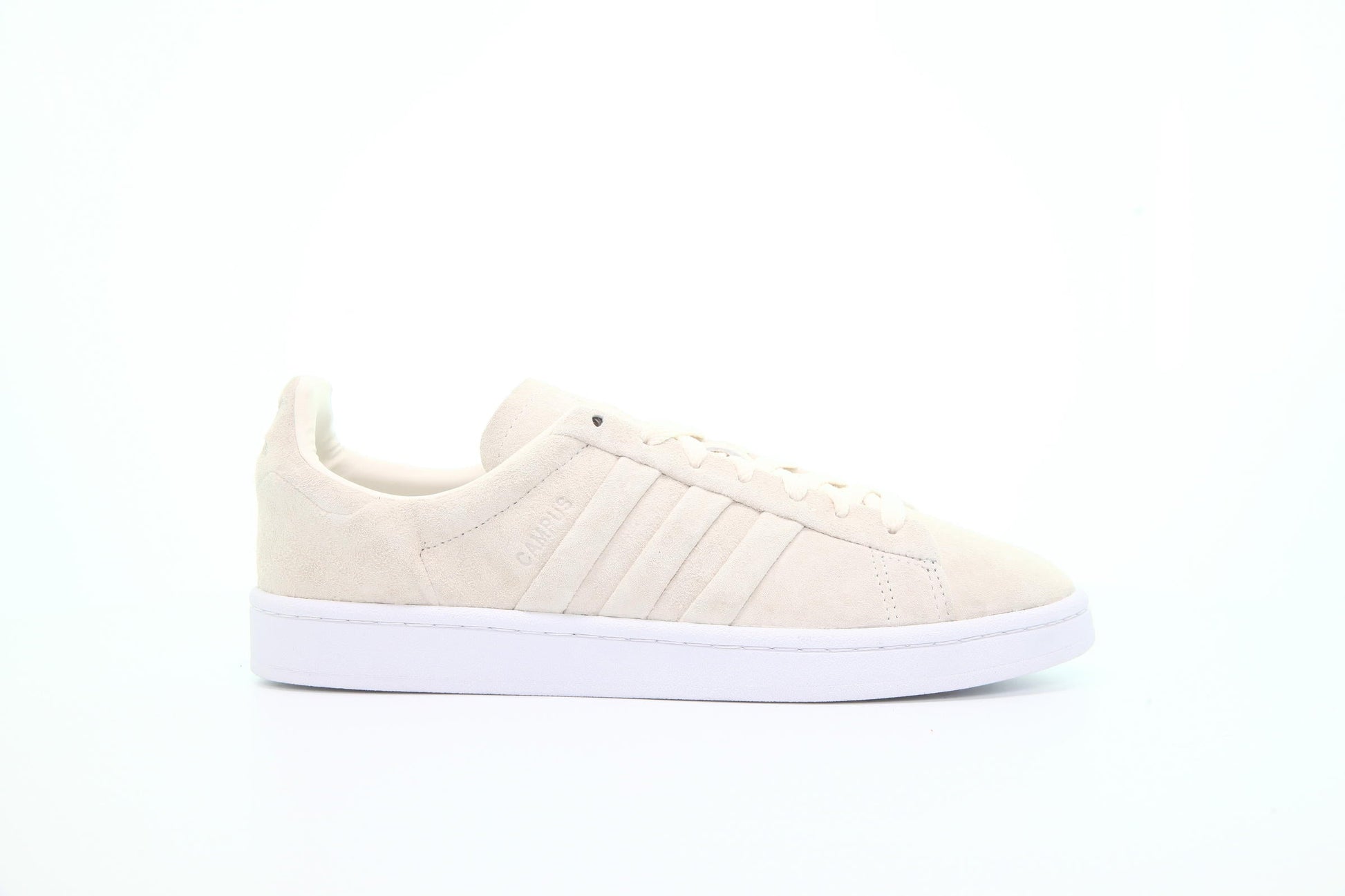 Exclusive adidas Originals Campus Stitch And Turn "Chalk White" — 3.5 — Front View