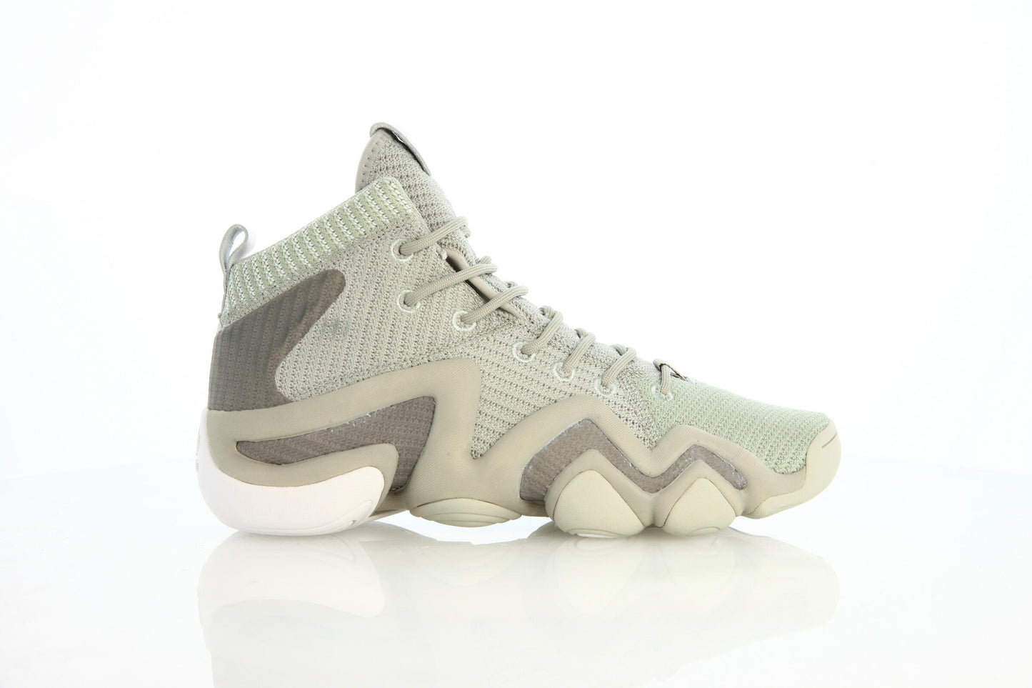 Exclusive adidas Originals Crazy 8 Adv Primeknit "Sesame" — 3.5 — Front View