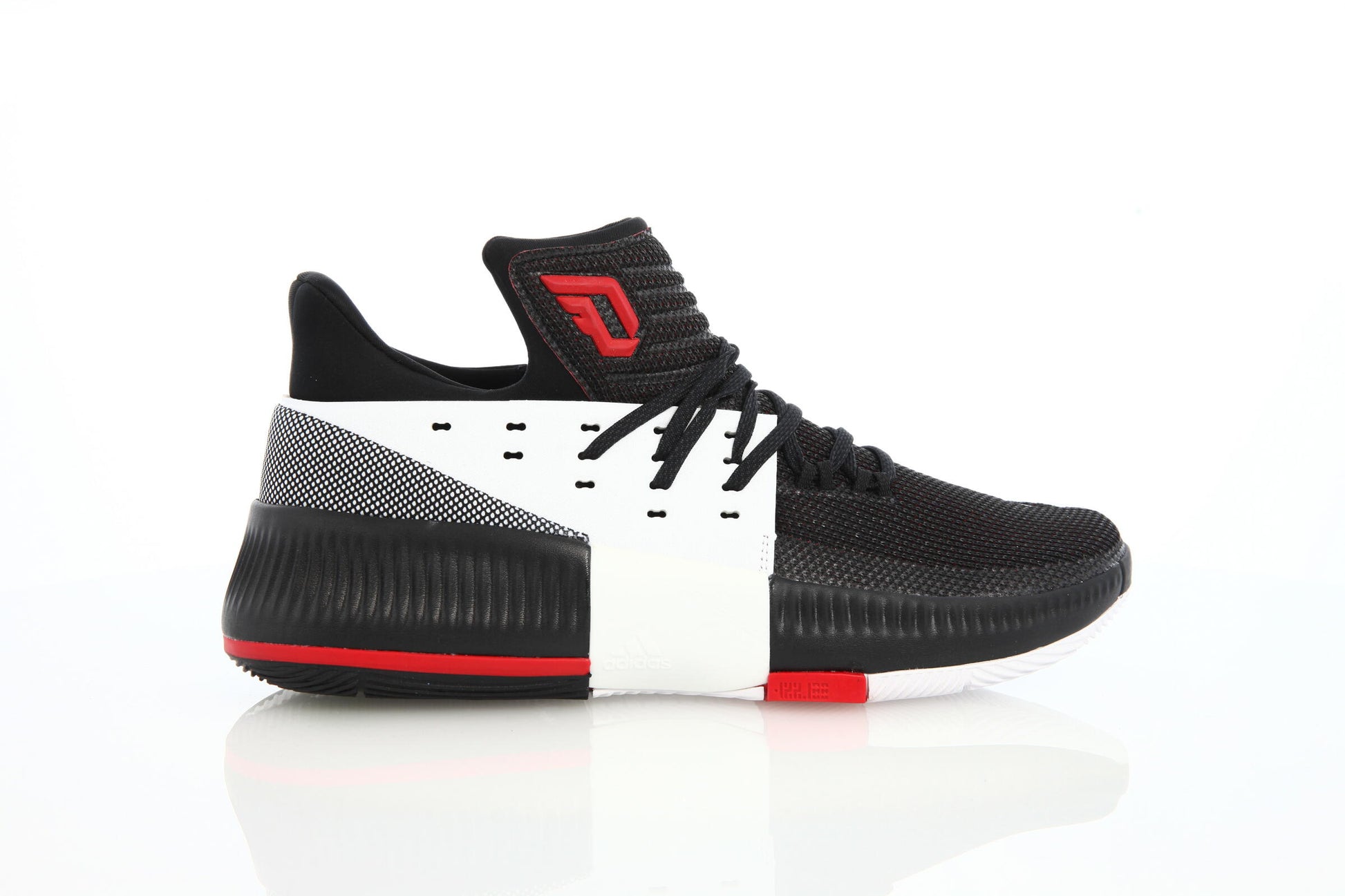 Exclusive adidas Originals D Lillard 3 "Core Black" — 3.5 — Front View