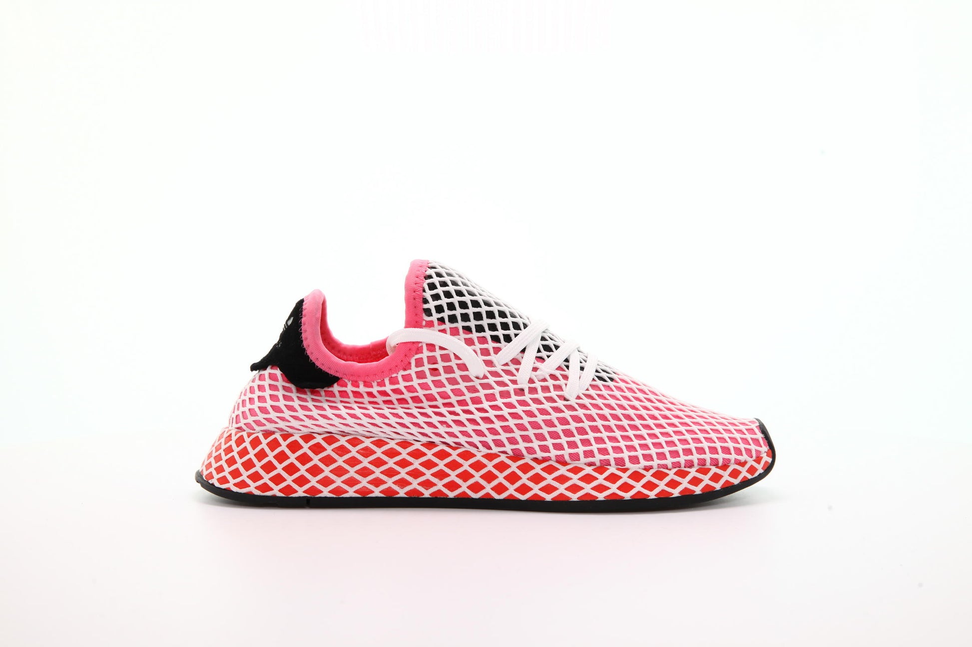 Exclusive adidas Originals Deerupt Runner W "Chalk Pink" — 3 — Front View