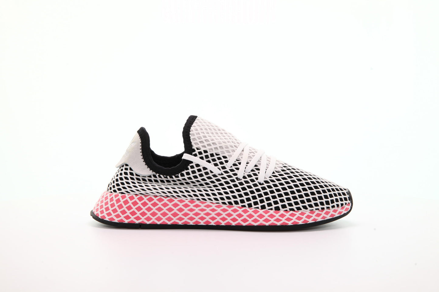 Exclusive adidas Originals Deerupt Runner W "Core Black" — 3 — Front View