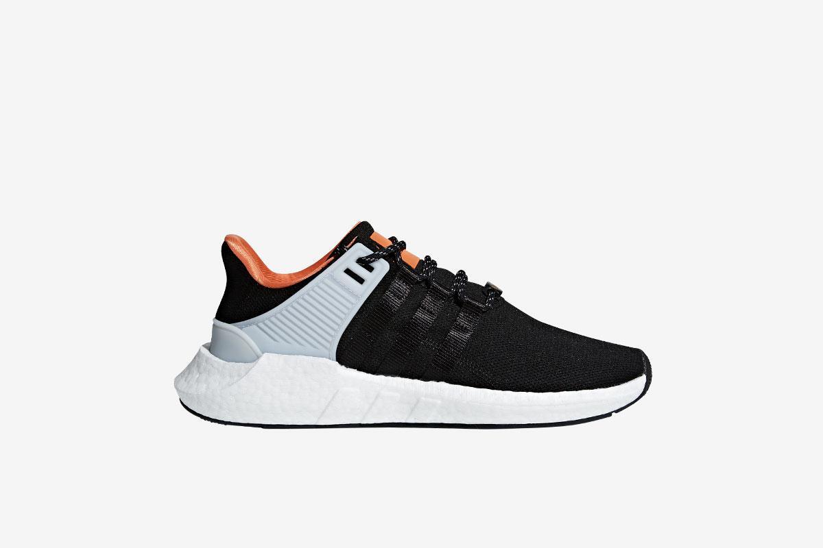 Exclusive adidas Performance EQT Support 93/17 Welding Pack "Core Black" — 3.5 — Front View