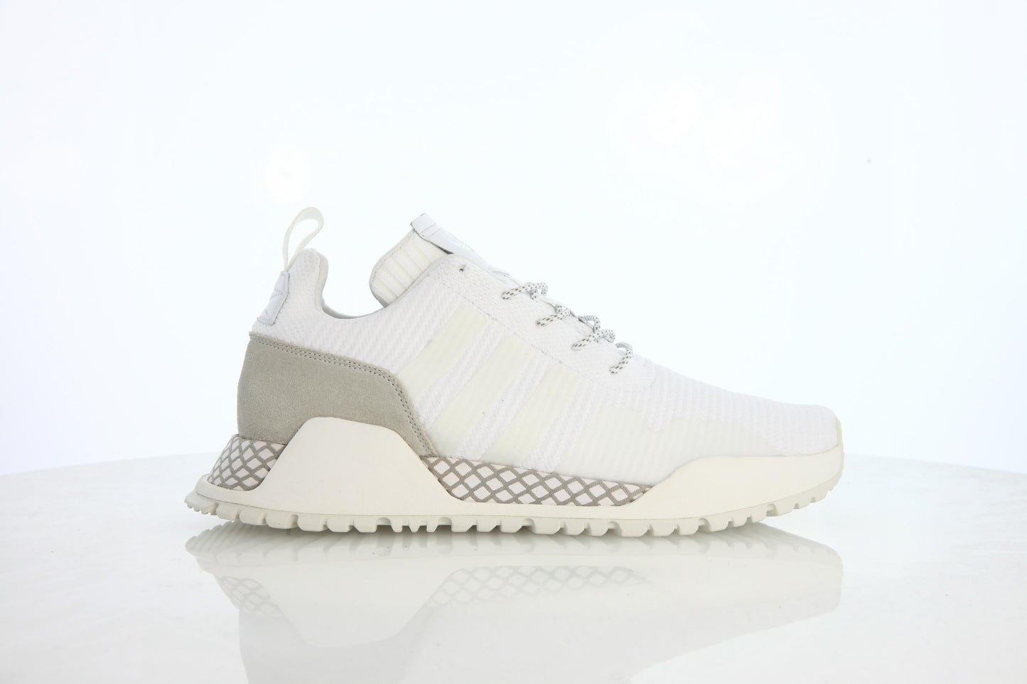Exclusive adidas Originals Winter A.F./1.4 Primeknit "Vintage White" — 3.5 — Front View