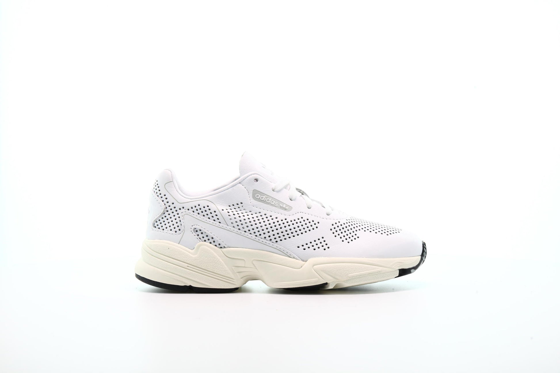 Exclusive adidas Originals Falcon Allluxe W "White" — 3 — Front View