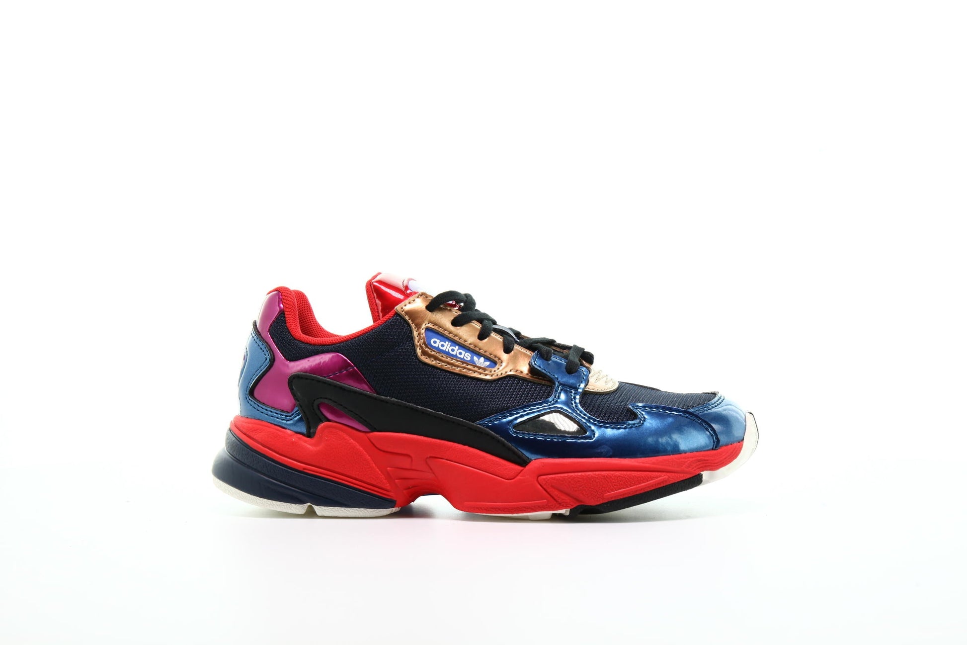 Exclusive adidas Originals Falcon W "Collegiate Navy" — 3 — Front View