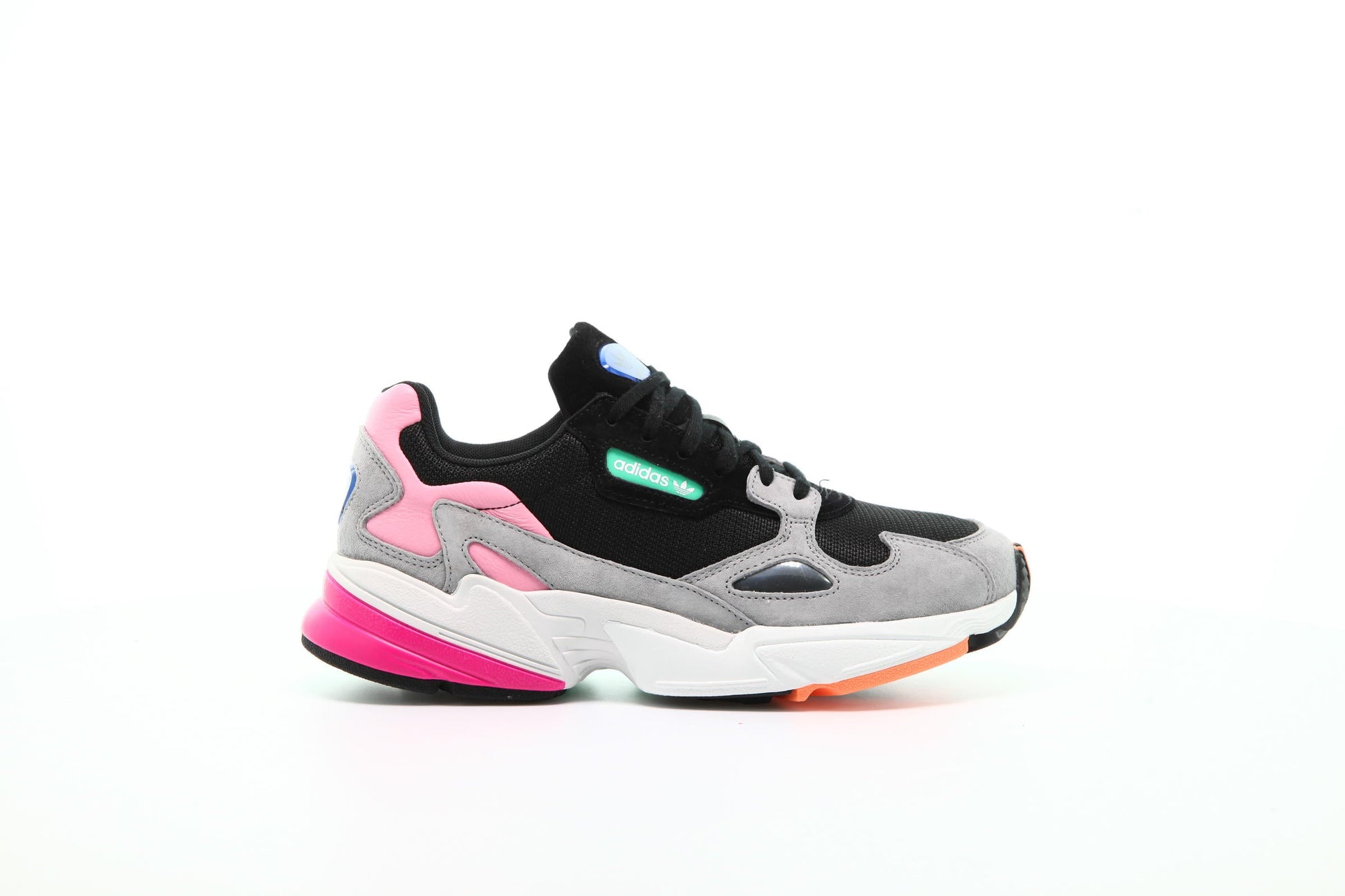 Exclusive adidas Originals Falcon W "Light Granite" — 3 — Front View