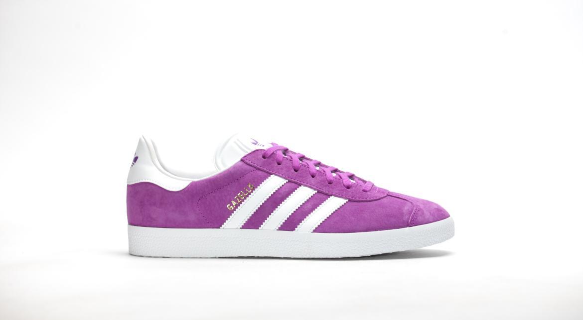 Exclusive adidas Originals Gazelle "Schock Purple" — 3.5 — Front View