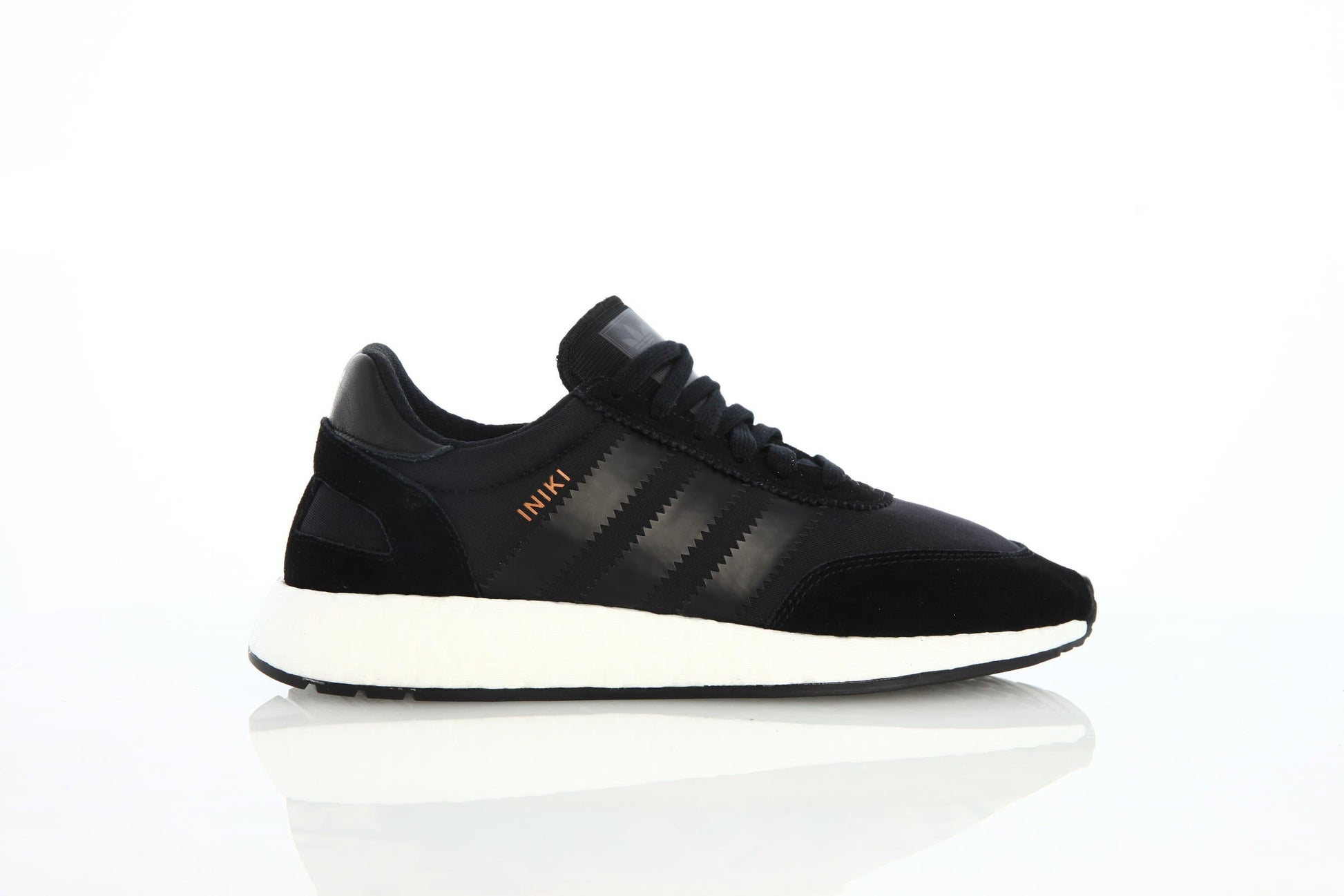 Exclusive adidas Originals Iniki Runner "Core Black" — 3.5 — Front View
