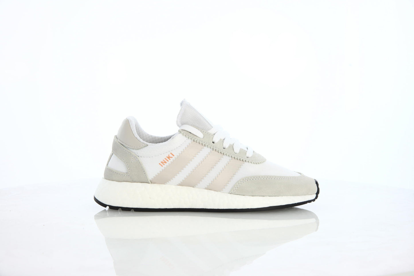 Exclusive adidas Originals Iniki Runner "Pearl Grey" — 3.5 — Front View