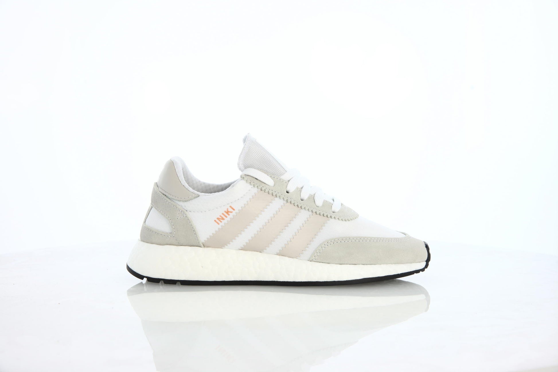 Exclusive adidas Originals Iniki Runner "Pearl Grey" — 3.5 — Front View