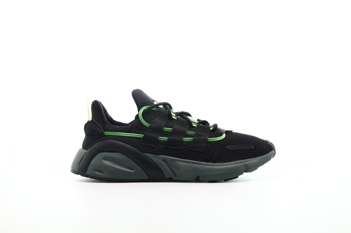 Exclusive adidas Originals LXCON "Core Black" — 3.5 — Front View
