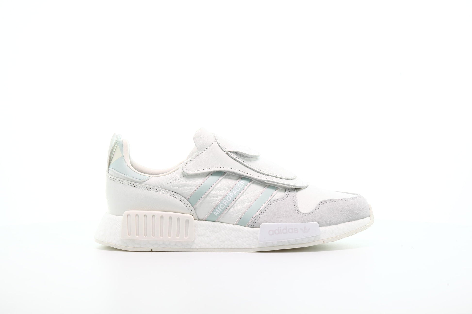 Exclusive adidas Originals MICROPACER x R1 "Cloud White" — 3.5 — Front View