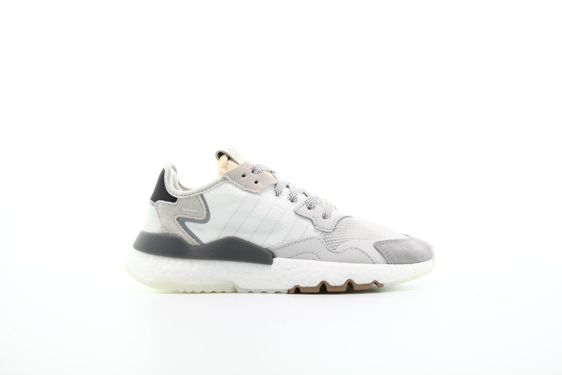 Exclusive adidas Originals Nite Jogger "Crystal White" — 3.5 — Front View
