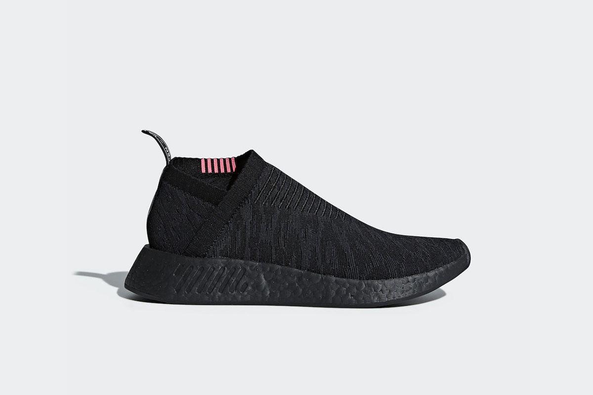 Exclusive adidas Originals Nmd CS2 City Sock Primeknit "Core Black" — 3.5 — Front View