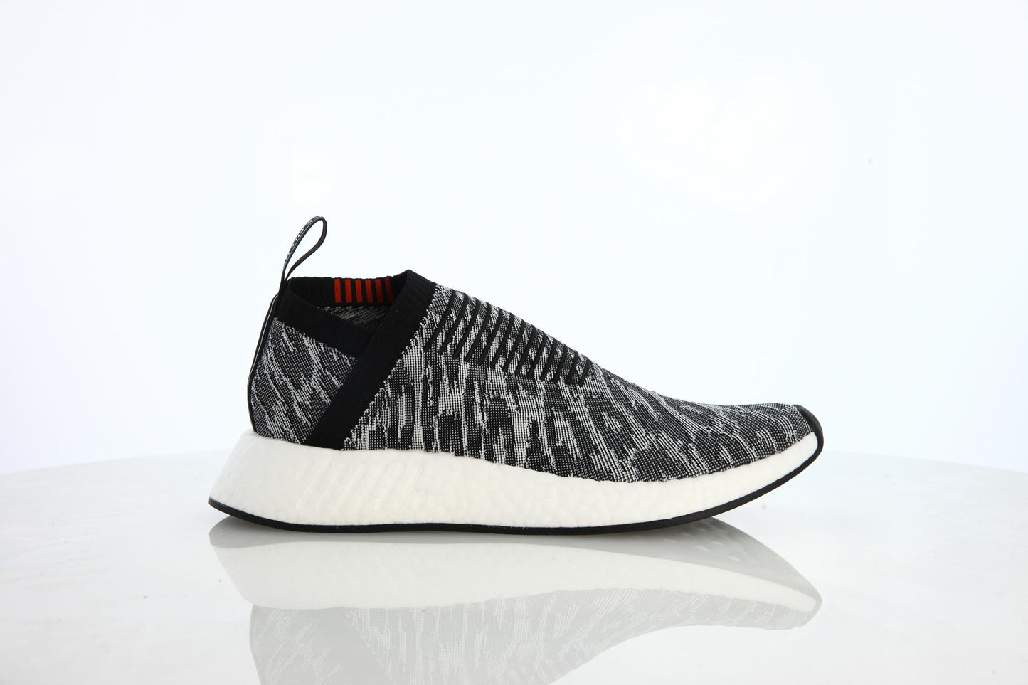 Exclusive adidas Originals Nmd CS2 City Sock Primeknit "Core Black" — 3.5 — Front View