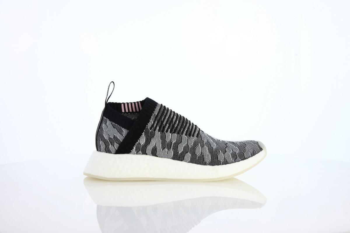 Exclusive adidas Originals Nmd CS2 City Sock Primeknit W "Black" — 3 — Front View