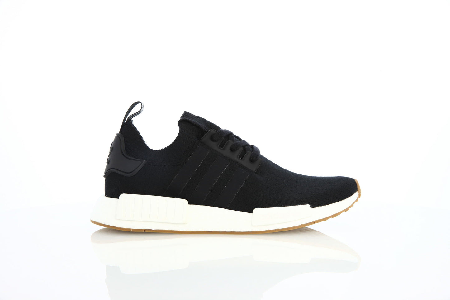 Exclusive adidas Originals Nmd R1 Original Boost Runner Primeknit "Black Gum" — 3.5 — Front View