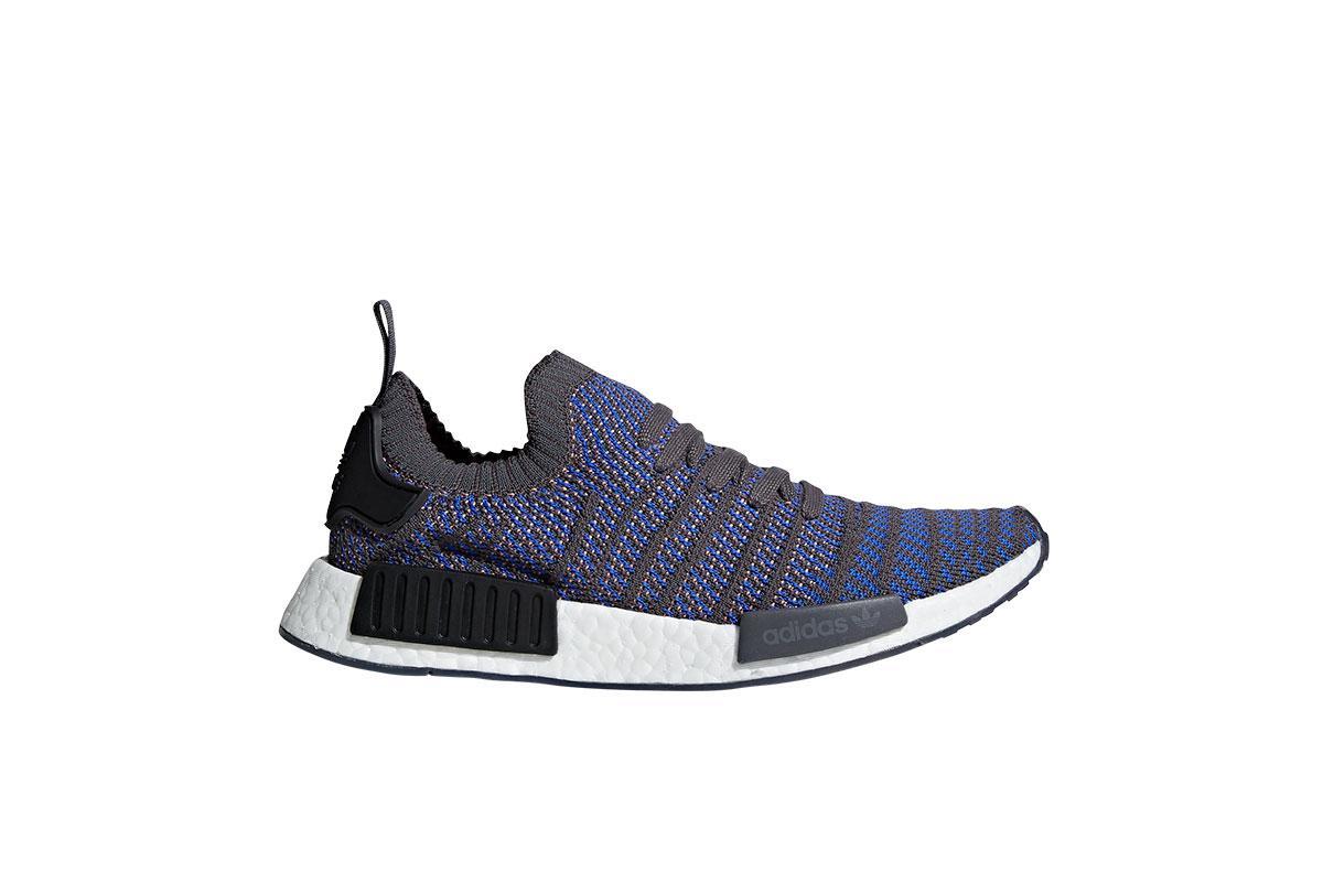 Exclusive adidas Originals Nmd R1 Runner Stlt Primeknit "Hi Res Blue" — 3.5 — Front View