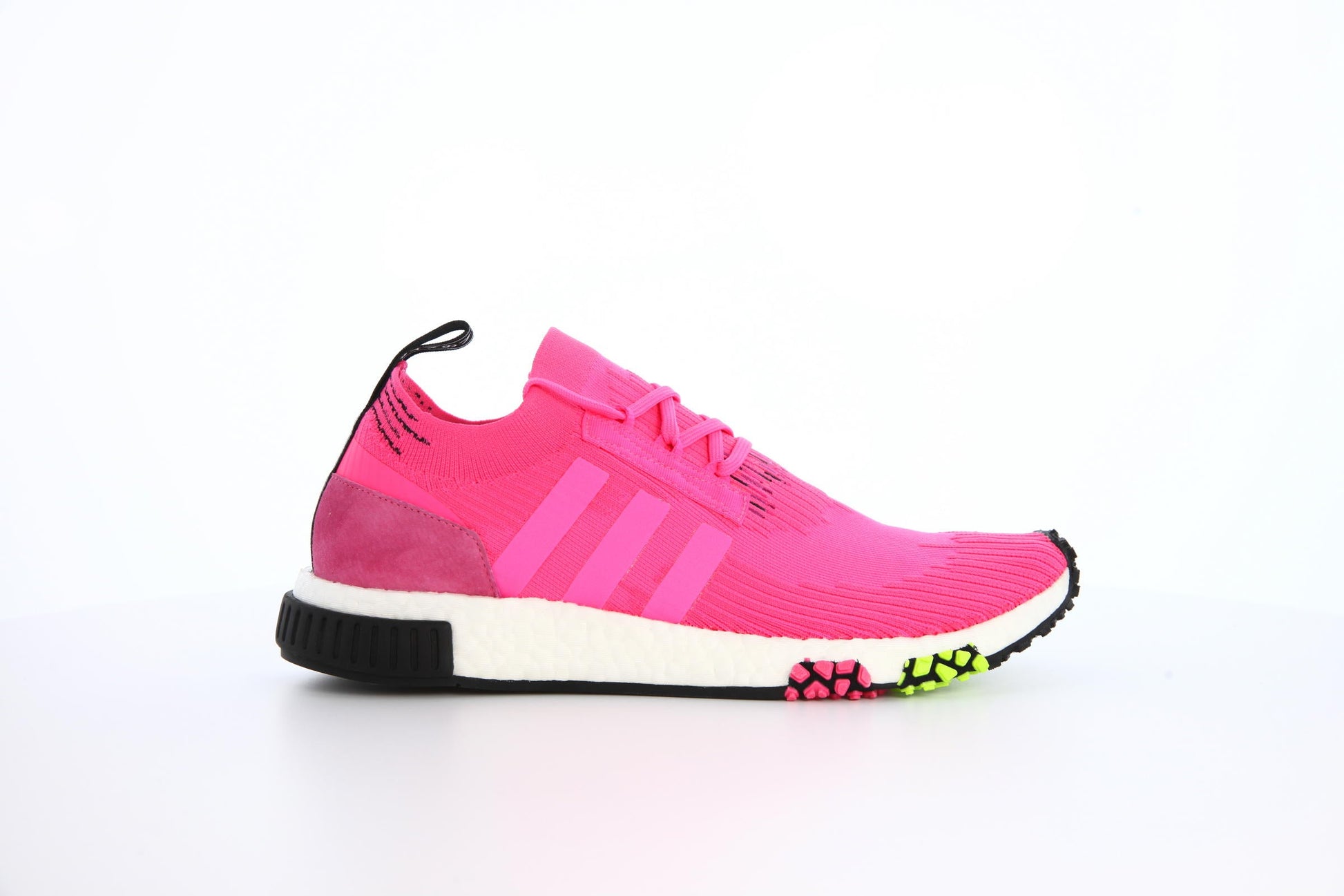 Exclusive adidas Originals Nmd racer Primeknit "Solar Pink" — 3.5 — Front View