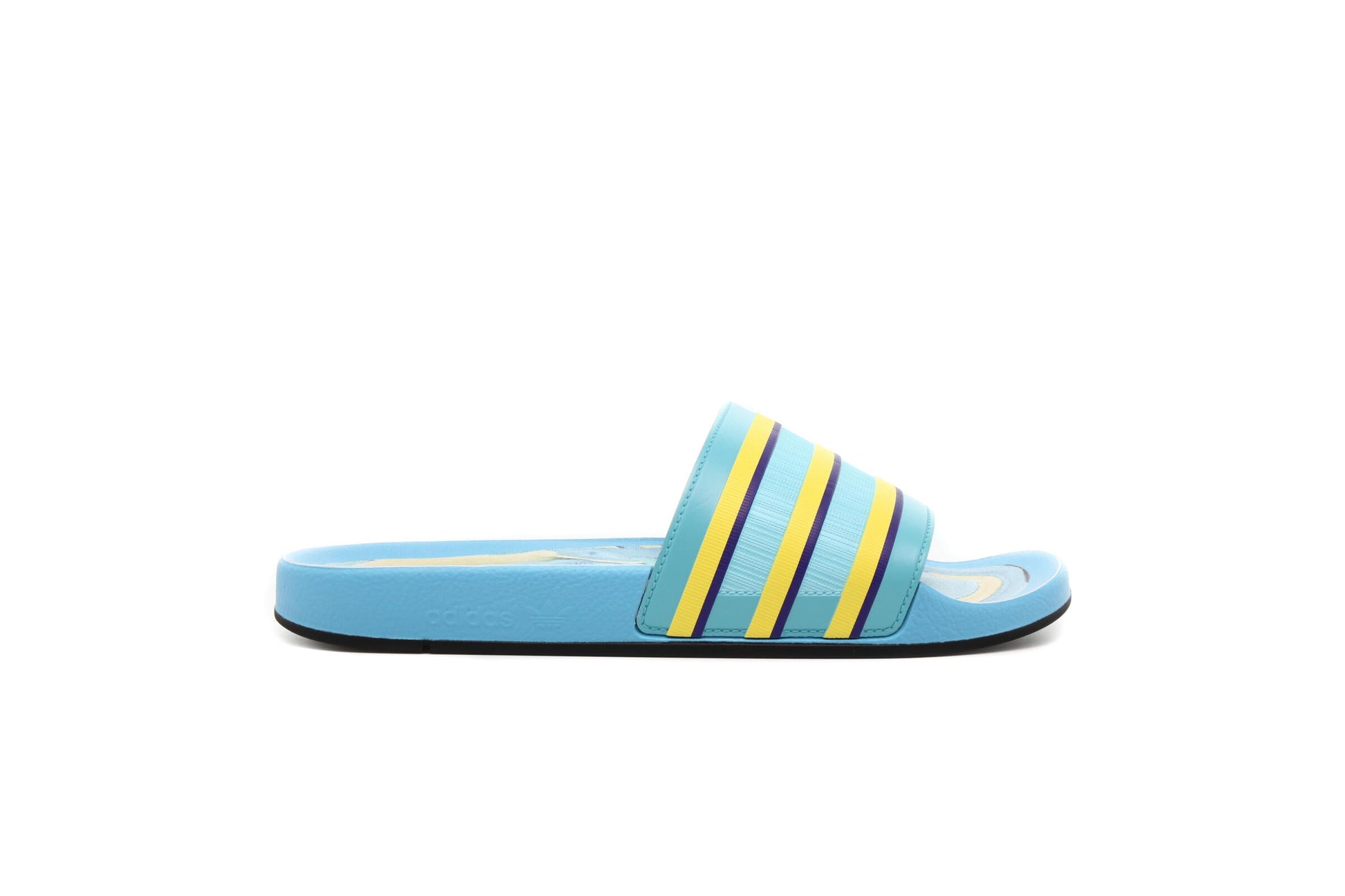 Exclusive adidas Originals ADILETTE PREMIUM "AQUA" — 3.5 — Front View