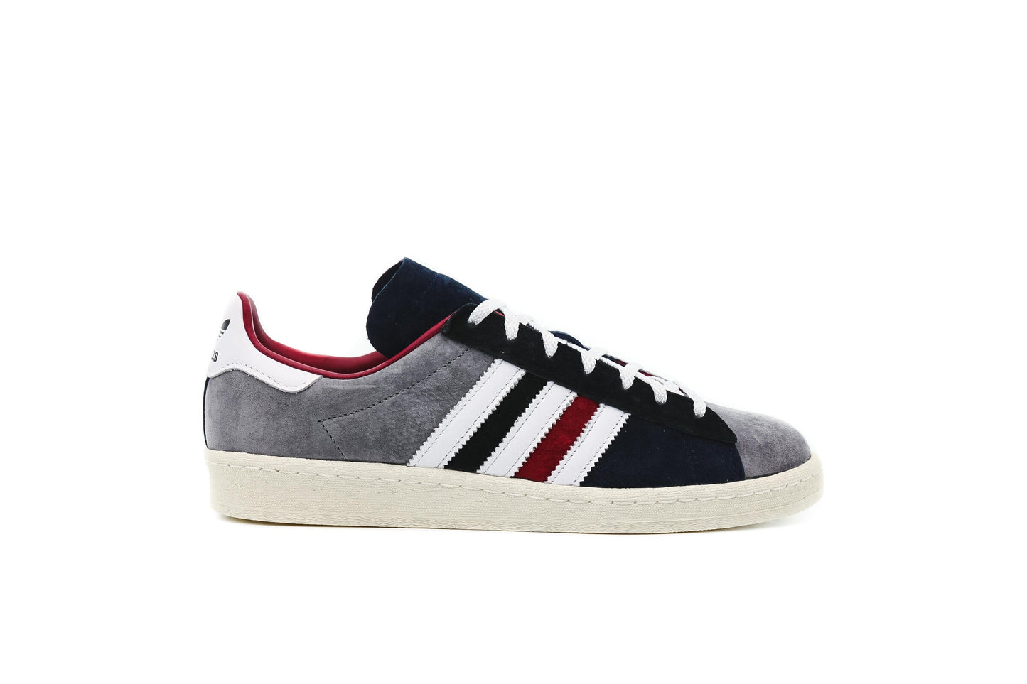 Exclusive adidas Originals CAMPUS 80s "COLLEGIATE BURGUNDY" — 3.5 — Front View