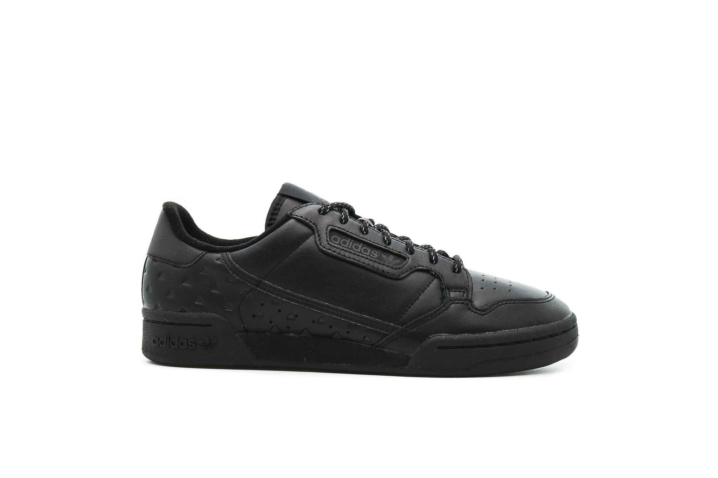 Exclusive adidas Originals x HU CONTINENTAL 80 "CORE BLACK" — 3.5 — Front View