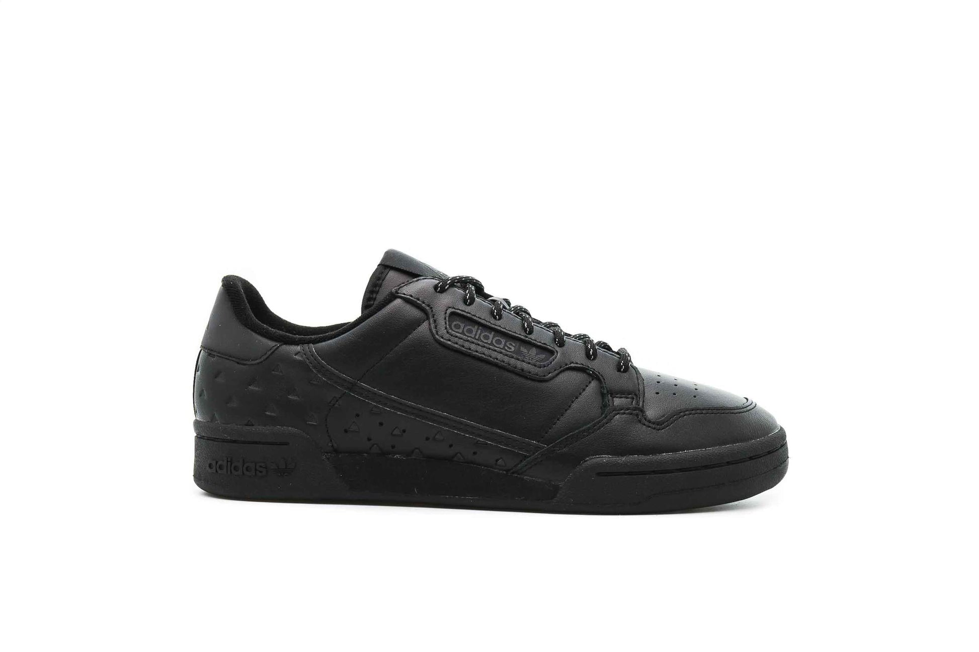 Exclusive adidas Originals x HU CONTINENTAL 80 "CORE BLACK" — 3.5 — Front View