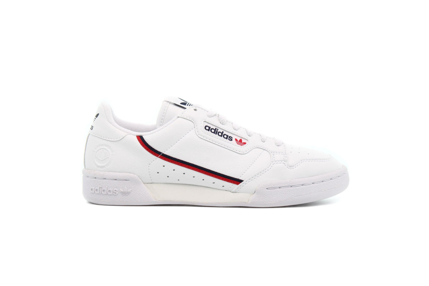 Exclusive adidas Originals CONTINENTAL 80 VEGAN "WHITE" — 3.5 — Front View