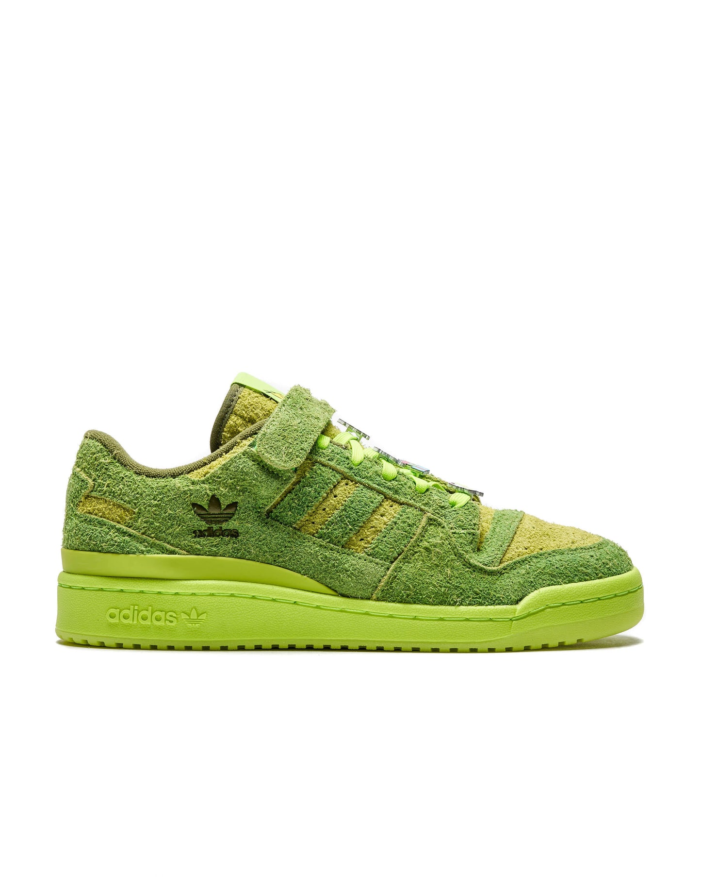 Exclusive adidas Originals FORUM LOW "The Grinch" — 3.5 — Front View