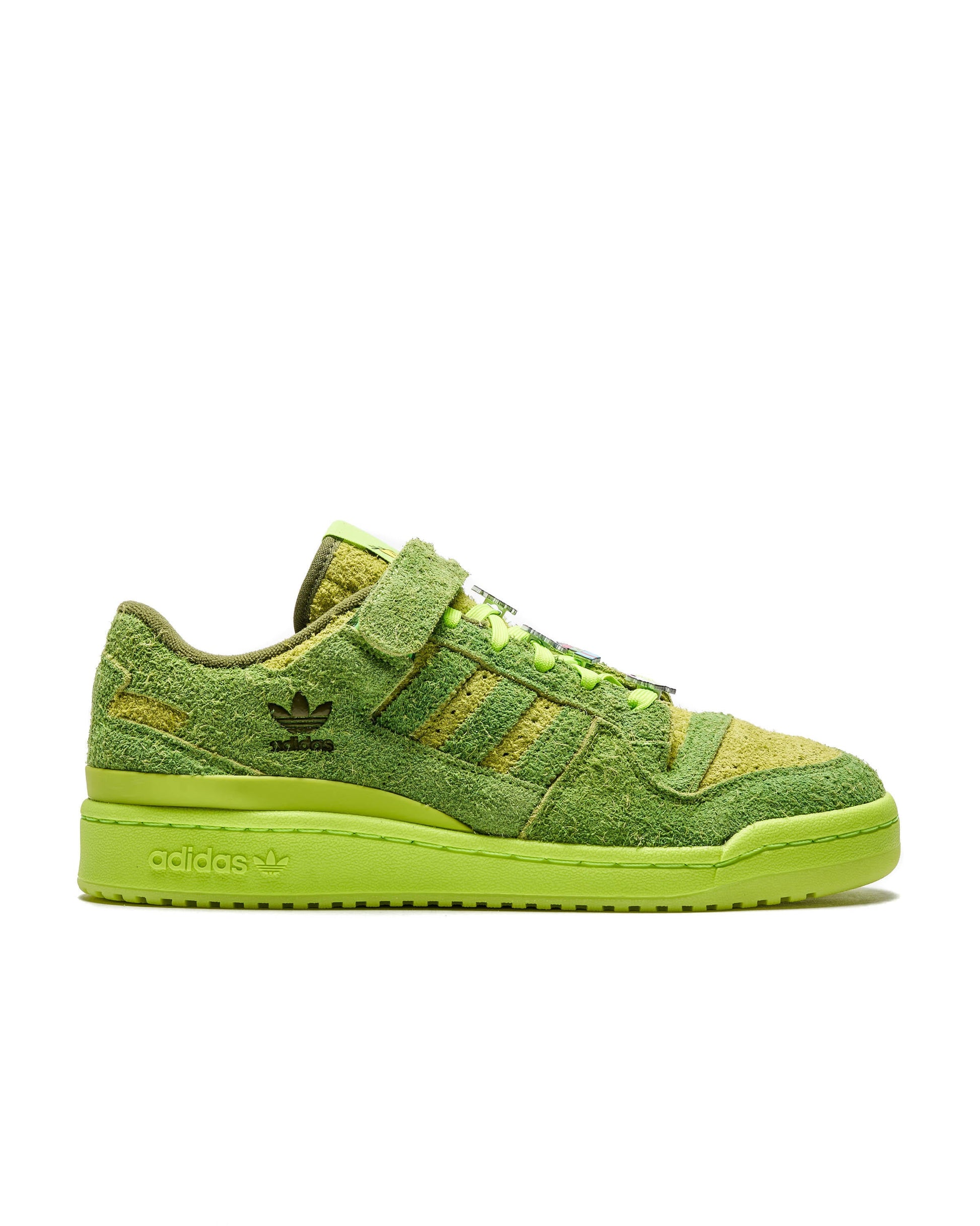 Exclusive adidas Originals FORUM LOW "The Grinch" — 3.5 — Front View