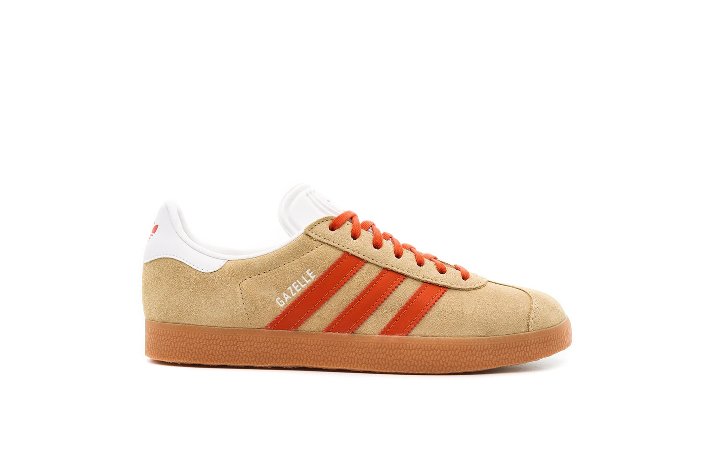 Exclusive adidas Originals GAZELLE "HAZY BEIGE" — 3.5 — Front View
