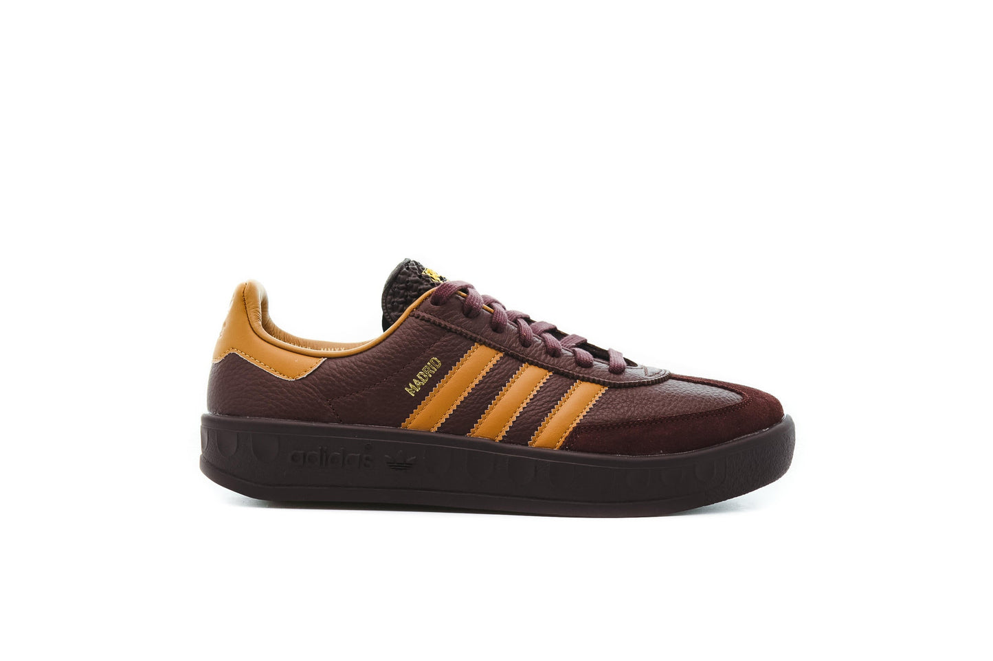 Exclusive adidas Originals MADRID "AUBURN" — 3.5 — Front View
